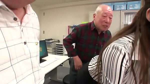 Old men fucking a hot japanese secretary