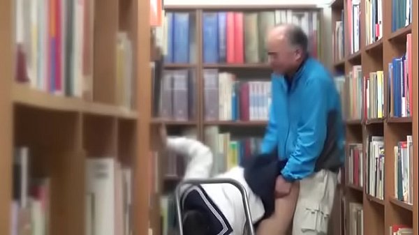 Fucking school girls in the library